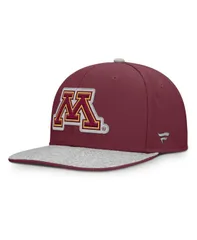 ファナティクス メンズ アクセサリー 帽子 Fanatics Mens Maroon Minnesota Golden Gophers Loden Snapback Hat Maroon Heather Gray グレー