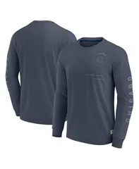 ファナティクス メンズ トップス Tシャツ Fanatics Mens Blue Chicago Cubs Elements Future Ground Tonal Info Long Sleeve TShirt Blue ブルー