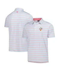 フットジョイ メンズ トップス ポロシャツ FootJoy MensWhite Arnold Palmer Invitational ProDry Multi Pinstripe Lisle Poloのサムネイル
