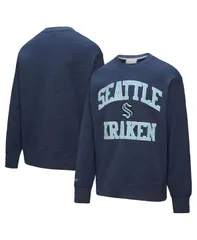 ミッチェルネス メンズ アウター パーカー・スウェット シャツ フリース Mitchell Ness Mens Navy Seattle Kraken Playoff Win Fleece Pulloのサムネイル