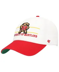 47 ブランド メンズ アクセサリー 帽子 47 Brand Mens White Maryland Terrapins Gridiron Clean Up Adjustable Hat Whiteのサムネイル