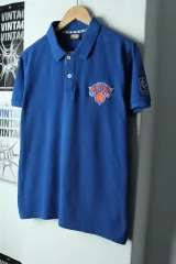 (M) NBA エンヴィ(ENVE) 半袖 KARA（カラ） Tシャツ バスケット NEW YORK NIX ブルー - 17C3A