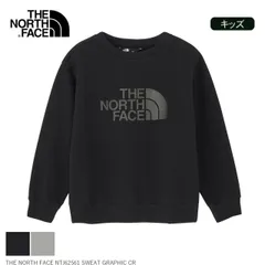 ザ・ノース・フェイス スウェットグラフィッククルー キッズ NTJ62561 THE NORTH FACE NTJ62561 SWEAT GRAPHIC CR 裏起毛 スウェット トレーナー ロゴ クルーネック ジュニア 子供服 長袖 スウェットシャツ 防寒 