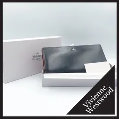 ✱Vivienne Westwood（ヴィヴィアンウエストウッド）✱ 長財布 がま口 ブラック 黒 レザー シルバーオーブ 箱付き 極美品 レディース メンズ