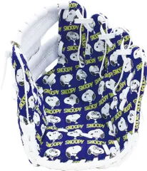 ピーナッツ PEANUTS SNOOPY JR用グローブ SN-1019  SN1019 ネイビー