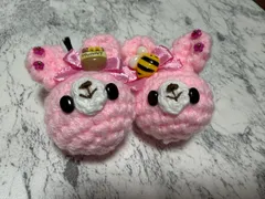 あみぐるみ　ヘアゴム　ハンドメイド　ベビー　キッズ