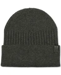 カルバンクライン メンズ アクセサリー 帽子 Calvin Klein Mens Mixed Stitch Beanie Charcoal チャコール
