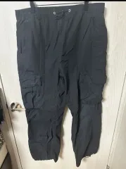 ザラ メンズ ガーメントウォッシュ カーゴパンツ ブラック-カーキ まとめ売り