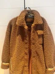 アディダス ロング フリース ジャケット S ブラウン