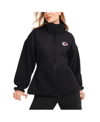 ダナ キャラン ニューヨーク レディース アウター ジャケット・ブルゾン DKNY Womens Blackansas City Chiefs Drew Mixed Media FullZip Jacのサムネイル