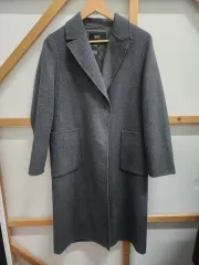 EnC ハンドメイド カシミア ウール グレー ロングコート