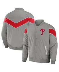 ファナティクス メンズ アウター ジャケット・ブルゾン Fanatics Mens Darius Rucker Collection by Gray Philadelphia Phillies Baseball Raglan FullSnap Jacket G