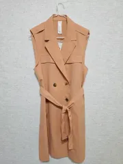 ダブルボタン ロング ベスト