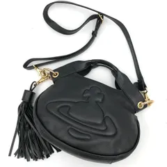 ヴィヴィアンウエストウッド Vivienne 2WAY ショルダーバッグ 黒 オーブ