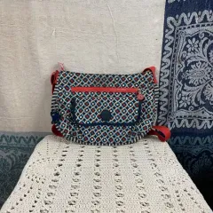 F Kipling キプリング パターン ポケット ミニ クロスバック ショルダーバッグ バッグ