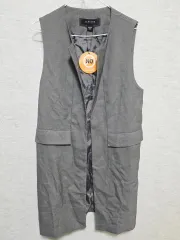S LRIAHH ロング ベスト グレー