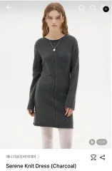 （新品）アニギブンフライデー ニット ONE PIECE チャコール