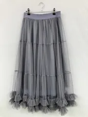 Lowy by Corners ローウィバイコーナーズ ロングスカート M グレー