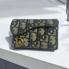 ディオール 正規品 オブリーク サドル カードウォレット 出品