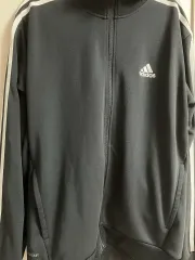 <正規品>アディダス ブラック 3本線 トラックジャージ