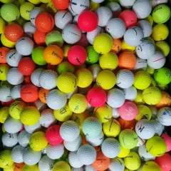 カラー ゴルフボール まとめ売り (Volvik 外) 白 カラー混合 ロストボール 200個