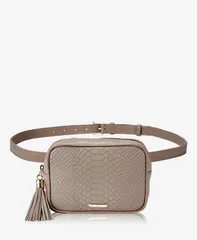 ギギニューヨーク レディース バッグ レザー GiGi New Yorkylie Leather Belt Bag Stone ストーン