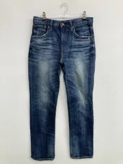 RED CARD レッドカード デニムパンツ 23 ブルー クロップド・半端丈 無地 スタンダード テーパード レギュラー ヴィンテージ