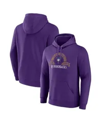 マジェスティック メンズ アウター パーカー・スウェット Majestic Mens Purple Arizona Diamondbacks Utility Pullover Hoodie Purplのサムネイル