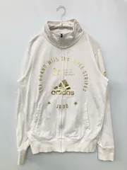 adidas アディダス ジャージ/トラックジャケット L ホワイト