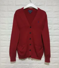 ポロ カーディガン L
