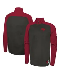 ニューエラ メンズ アウター ジャケット・ブルゾン New Era Mens Black Tampa Bay Buccaneers Combine Authentic OLine Raglan Halのサムネイル