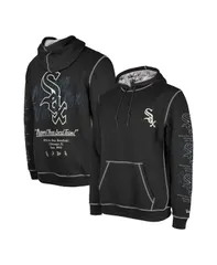 ニューエラ メンズ アウター パーカー・スウェット New Era Mens Black Chicago White Sox Team Split Pullover Hoodie Black ブラック