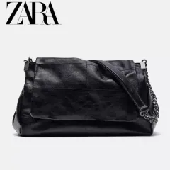 ザラ ブラック キルティング ショルダーバッグ チェーンバッグ