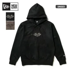 ニューエラ パーカー メンズ ポリスウェード プルオーバーフーディー ブラック オリーブ 14682656 14682657 微起毛スウェード調 ゆったりシルエット ユニセックス セットアップ対応NEWERA P SUEDE PO HOODIE ポリスウェード