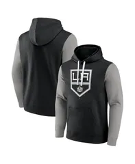 ファナティクス メンズ アウター パーカー・スウェット Fanatics Mens Black Los Angeles Kings Team Pullover Hoodie Black ブラック