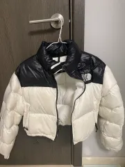 THE NORTH FACE ザノースフェイス ヌプシ ショートダウン アイボリー