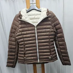 ブラウン 軽量ダウン アウター
