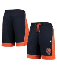 スターター メンズ ボトムス ハーフパンツ・ショーツ ショートパンツ Starter Mens Navy Orange Chicago Bears Fan Favorite Fashion Shortのサムネイル