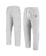 コンセプツ スポーツ メンズ ボトムス カジュアルパンツ パンツ Concepts Sport Mens White Colorado Rockies Vigor Pinstripe Pants White ホワイト