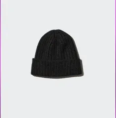 新品 UNIQLO ユニクロ U ヒートテックリップビーニー ブラック カラー