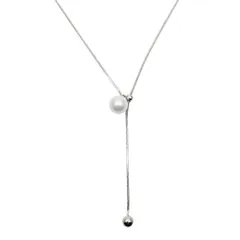 【人気商品】レディース ロングネックレス 人気 ネックレス ロング 長め ラリエット マンテル Y字 パール ゴールド シルバー チェーン アクセサリー ジュエリー ペンダント チョーカー 普段使い おしゃれ かわいい プレゼント 結婚式