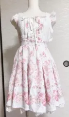 リズリサ 正規品 フリル ノースリーブ ONE PIECE フローラル