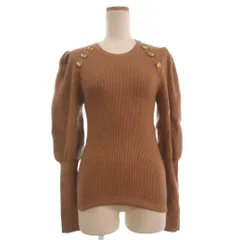 ザラ ZARA ニット セーター 長袖 茶 ブラウン L