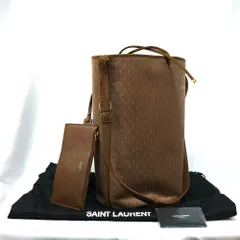 SAINT LAURENT PARIS サンローラン パリ Le Monogramme ルモノグラム YSL モノグラム カサンドラ ロゴ スエード ベルベット タン バケットバック 670751 FAAIY 新品未使用のサムネイル
