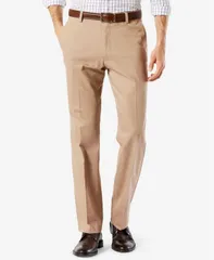 ドッカーズ メンズ ボトムス カジュアルパンツ Dockers Mens Easy Straight Fit Khaki Stretch Pants Timber Wolf カーキ