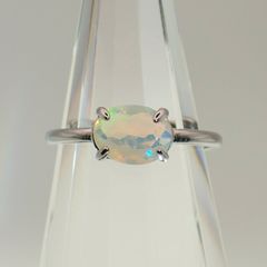インドアゲート 指輪 リング ハンドメイド 天然石 フリーサイズ