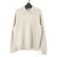 サイズ3！comoli シルクカシミアコットンブレンドポロシャツ - メルカリ