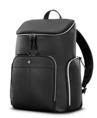 サムソナイト レディース バッグ バックパック・リュックサック レザー Samsonite Mobile Solution 2 Leather Deluxe Backpack Black ブラックのサムネイル