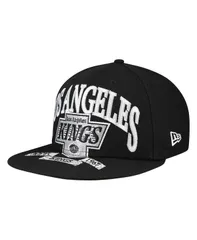 ニューエラ メンズ アクセサリー 帽子 ヴィンテージ New Era Mens Black Los Angeles Kings Oversized Vintage Arch 59Fifty Fitted Hat Black ブラック