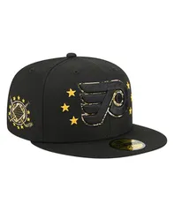 ニューエラ メンズ アクセサリー 帽子 New Era Mens Black Philadelphia Flyers Military Appreciation Digital Camo Stars 59FIFTY Fitted Hat Black ブラック